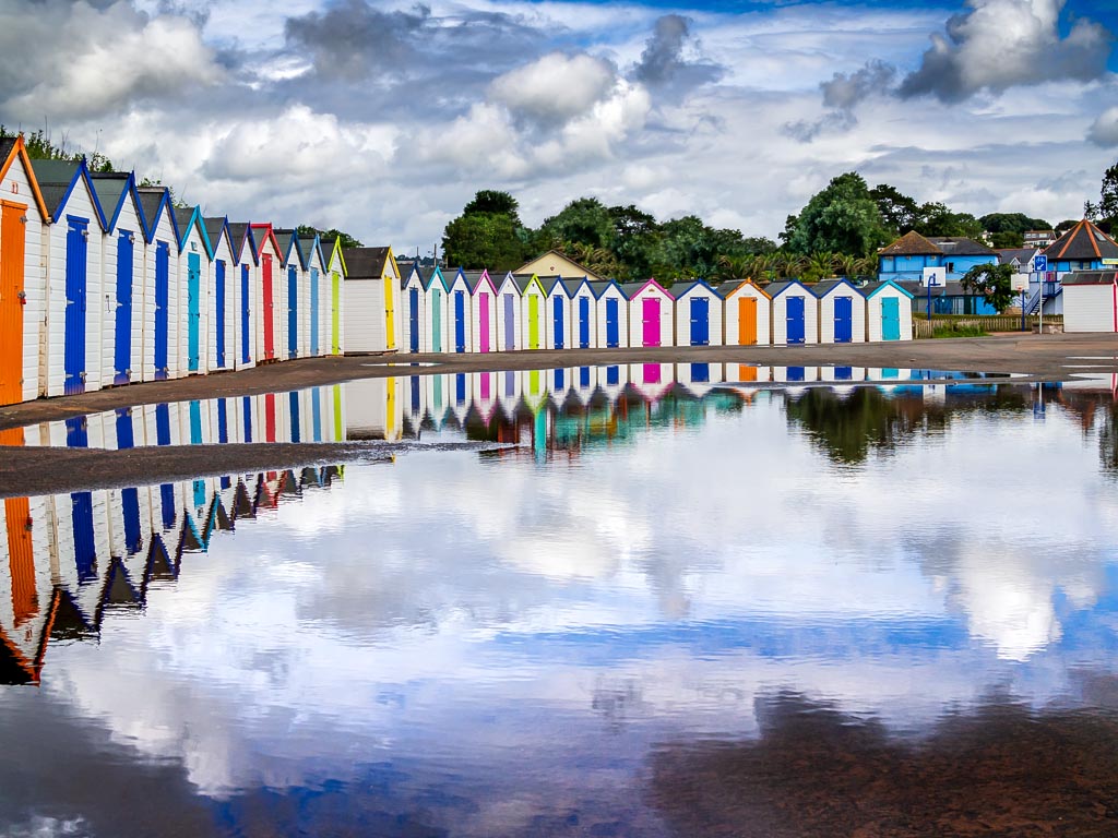 Landscape photograph — Goodrington Beach Huts