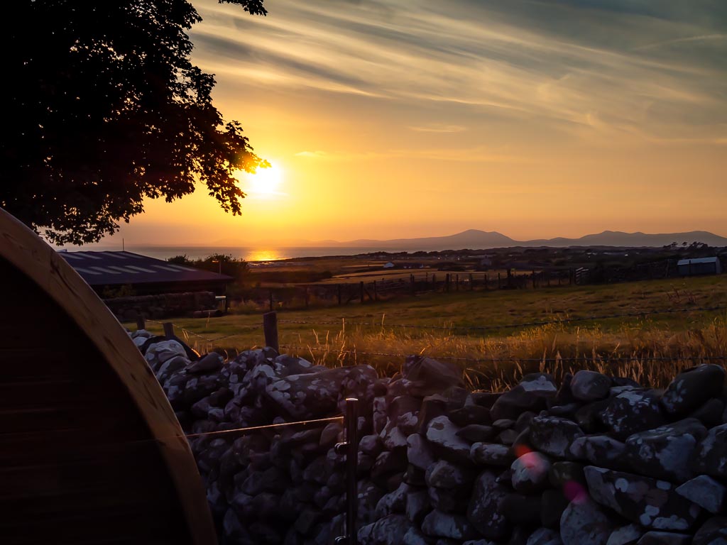 Landscape photograph — Sunset view over Barmouth Wales