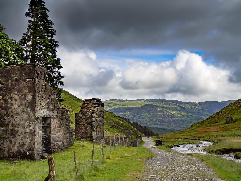 Landscape photograph — View from watkin path on Mount Snowdon Wales