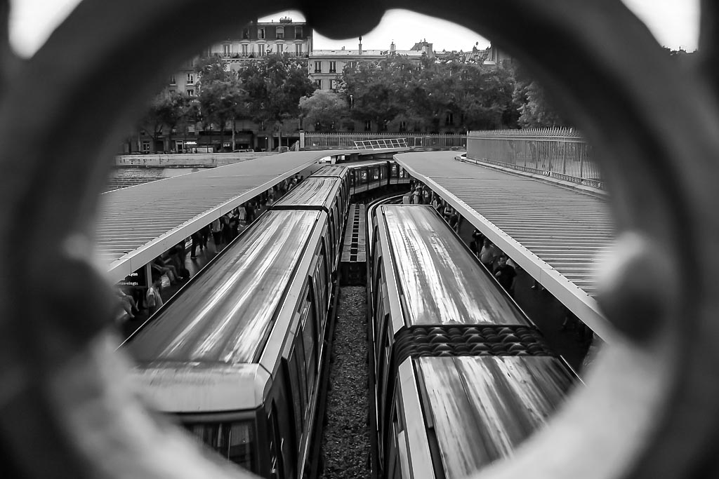Travel photograph — Bastille train station in Paris