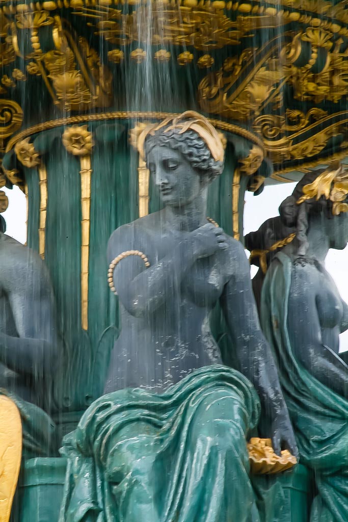 Travel photograph — Ornate water fountain in Paris